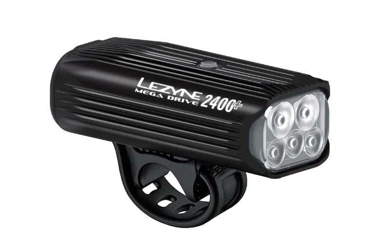 Lezyne Mega Drive 2400+ LED Front Headlight Bicycle Light Black